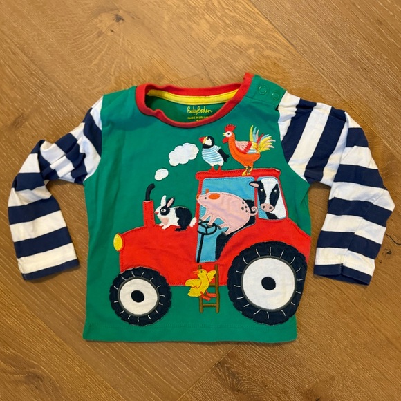 Tractor Appliqué Long Sleeve Shirt - Picture 2 of 5